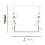Алюминиевый профиль Maytoni Technical ALM007S-2M