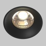 Встраиваемый светильник Maytoni Technical Downlight Round DL058-12W3K-TRS-B