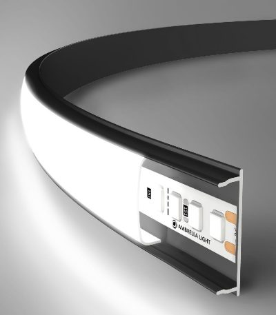 Алюминиевый накладной профиль Ambrella Light Alum Profile GP1600BK