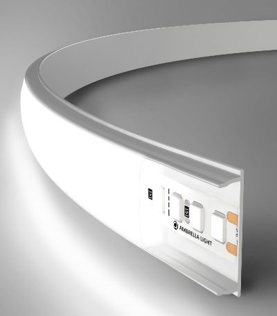 Алюминиевый накладной профиль Ambrella Light Alum Profile GP1600WH