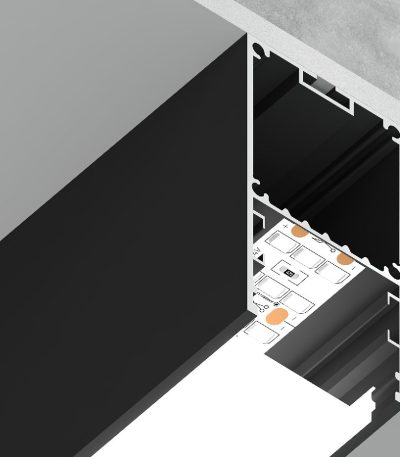 Алюминиевый профиль Ambrella Light Profile System GP3000BK