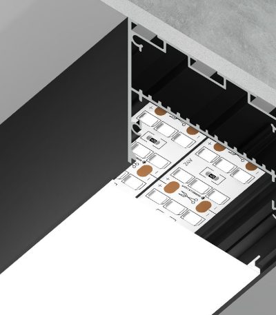 Алюминиевый профиль Ambrella Light Profile System GP3100BK