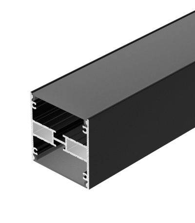 Алюминиевый профиль Arlight LINE-5050-DUAL-2000 ANOD BLACK 045652