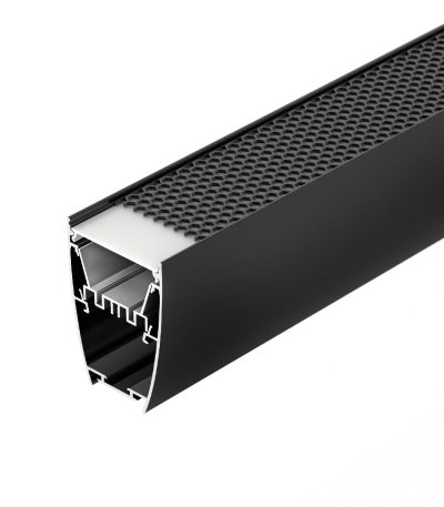 Алюминиевый профиль Arlight LINE-5075-U-HONEYCOMB-2000 BLACK 044885