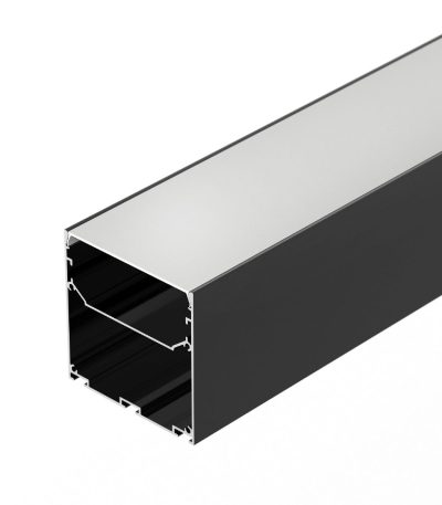 Алюминиевый профиль Arlight LINE-S-7575-2000 BLACK 041855