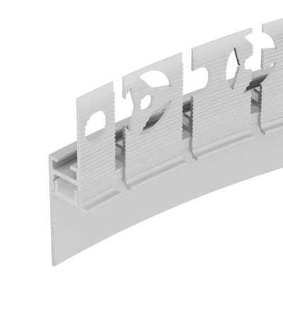 Алюминиевый профиль Arlight PLINTUS-FANTOM-BENT-H20-SIDE-2000 WHITE 043674(1)