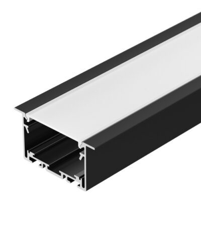 Алюминиевый профиль Arlight S2-Linia69-F-2500 Seamless Black 033534