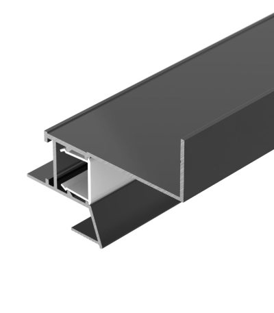 Алюминиевый профиль Arlight СEIL-S18-SHADOW-SIDE-3000 ANOD BLACK 047639