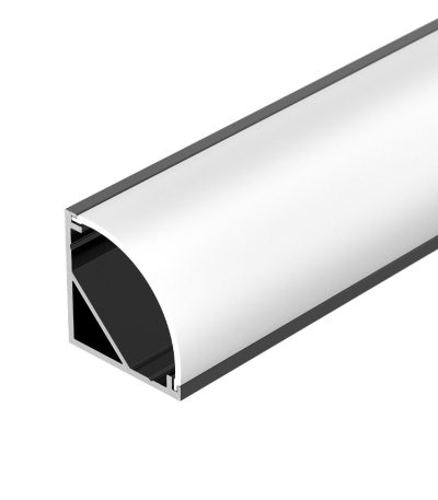 Алюминиевый профиль Arlight SL-KANT-H20-2000 BLACK 049016