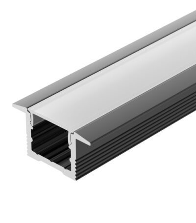 Алюминиевый профиль Arlight SL-SLIM-H13M-F25-2000 BLACK 037114