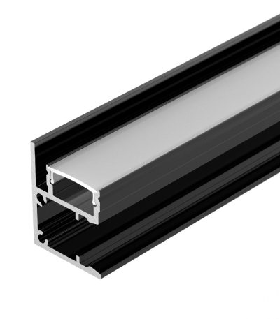 Алюминиевый профиль Arlight WALL-2228-2000 ANOD BLACK 050488