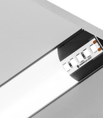 Алюминиевый угловой профиль Ambrella Light Alum Profile GP2100BK