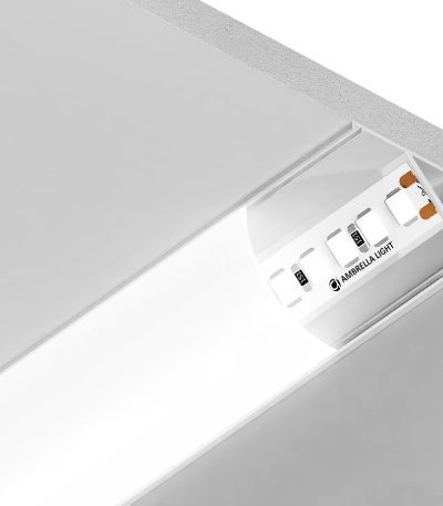 Алюминиевый угловой профиль Ambrella Light Alum Profile GP2100WH