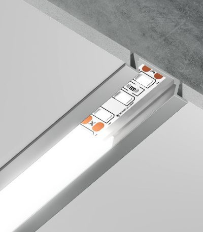 Алюминиевый встраиваемый профиль Ambrella Light Alum Profile GP1001AL