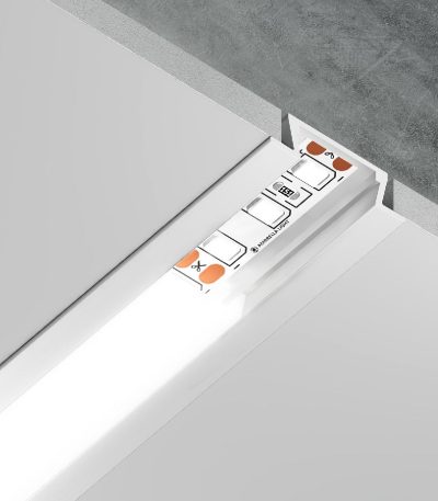 Алюминиевый встраиваемый профиль Ambrella Light Alum Profile GP1001WH