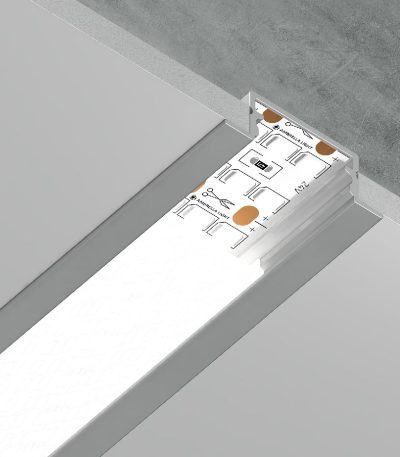 Алюминиевый встраиваемый профиль Ambrella Light Alum Profile GP1200AL