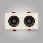 Встраиваемый светильник AM Group AM480-2 BK+WH 15,4W