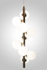 Подвесной светильник AM Group AM489 GOLD H1000