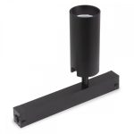 Трековый однофазный светильник AM Group Plain Opal AM588 10W 3000K BK