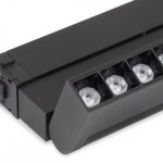 Трековый однофазный светильник AM Group Plain Opal AM591 9W 3000K BK