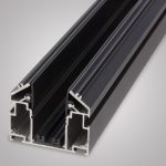 Трековый шинопровод с закладным профилем для натяжного потолка AM Group AM539 2M BK SMART