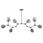 Люстра на штанге AM Group LOFT-8 BK