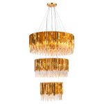 Каскадная люстра AM Group Roberto Cavalli L800-600-400