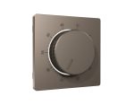 Лицевая панель Alfa (Темная бронза матовый) для терморегулятора теплого пола Quant Ambrella Volt AP6357