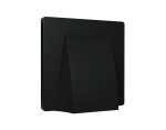 Лицевая панель Alfa (Черный матовый) для вывода кабеля Quant Ambrella Volt AP8158
