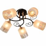 Люстра на штанге Reluce 01315-0.3-05 BK+FGD