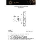 Настенный светильник Aployt Klemens APL.660.01.11