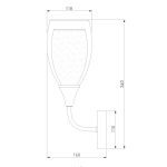 Бра Eurosvet Cosmic 50285/1 золото