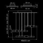 Подвесной светильник Lightstar Favo 750224