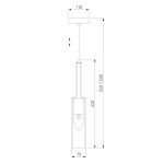 Подвесной светильник Eurosvet Graf 50226/1 прозрачный