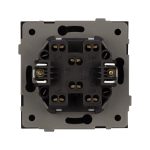 Механизм выключателя одноклавишный перекрёстный Arlight SWT-TENDO-MKX1-PL-BK (230V, 10A) 054055