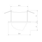 Встраиваемый светодиодный светильник Elektrostandard 9918 LED 9W 4200K серебро 4690389162435