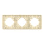 Рамка на 3 поста стеклянная Arlight FRM-OMALI-SFGS-3-GD 049715