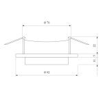 Встраиваемый светильник Elektrostandard 116 MR16 4690389175244