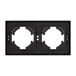 Рамка пластиковая на 2 поста Arlight FRM-TENDO-PL-2-BK 053840