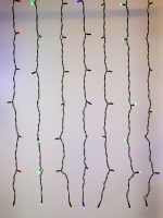 Уличная светодиодная гирлянда Uniel занавес (UL-00003937) разноцветный ULD-C2030-240/TBK Multi IP67