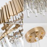 Подвесная люстра DeLight Collection Barclay A006-400 L4 gold