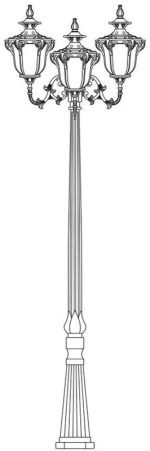 Садово-парковый светильник Feron PL4049 11429