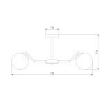 Потолочная люстра Eurosvet Frost 70154/6 латунь