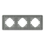 Рамка на 3 поста стеклянная Arlight FRM-OMALI-SFGS-3-GR 049714