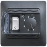 Термостат электронный теплого пола с датчиком, от +5 до +50°C, 10A (в сборе) GSL000738