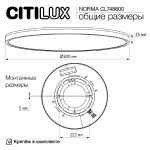 Потолочный светильник Citilux Norma CL748600