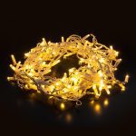 Гирлянда занавес Eurosvet 200-101 теплый белый с эффектом мерцания 2*3м IP65