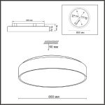 Потолочный светильник Sonex Quasar 7758/92L