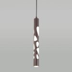 Подвесной светодиодный светильник Elektrostandard DLR037 12W 4200K кофейный 4690389138546
