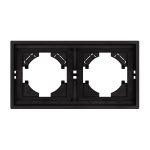 Рамка пластиковая на 2 поста Arlight FRM-TENDO-SFPL-2-BK 054646